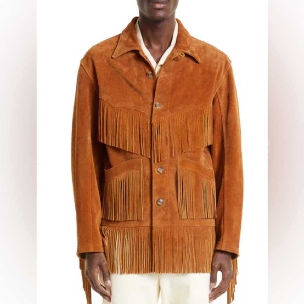 BODE Appalachian Jacket Brown Suede Fringe XS/S